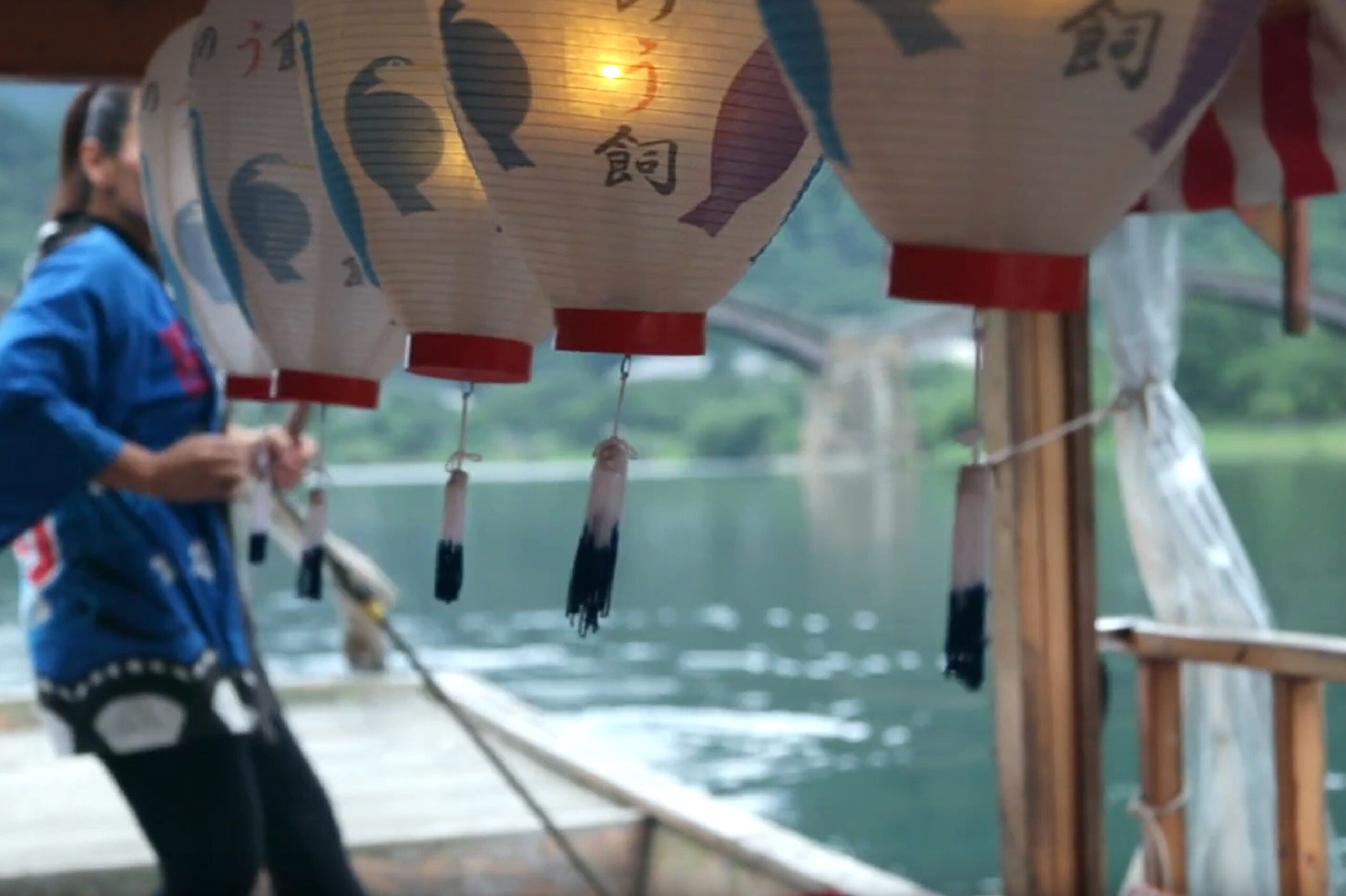 錦帯橋の鵜飼